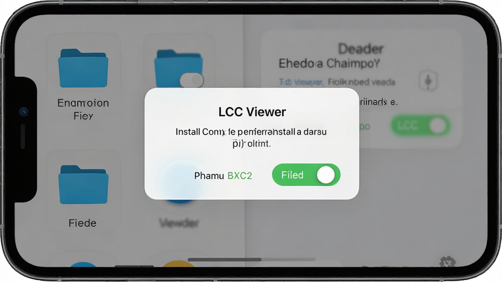 ����Ϊ�ֻ���Ļ��ʾ��LCC Viewer����װ��ɺ��Ȩ�޵������ļ���ѡ����棻����Ϊ��Ļ��д���У��Ű����·ֲ㣻���Ϊдʵ����ʾ�⣻ϸ�ڰ���Ȩ�޿��ظ������ļ���ͼ�ꡢ��ʾ���ֿ򣻻��ʸ��塢�ɾ����޶���Ԫ��