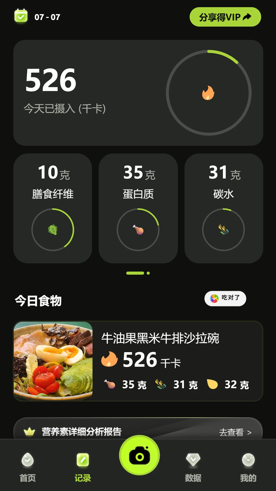 吃对了AI截图