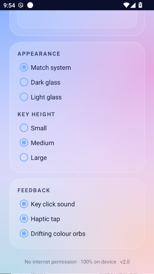 Һ̬��������(Liquid Glass Keyboard)��ͼ