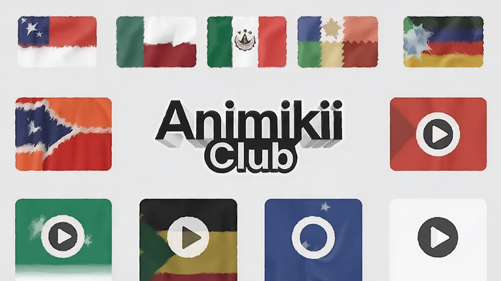 һ����ƽ�����ĵ�̨����̨���棬������ Animikii Club ��ʶ�����ֲܷ������������ͼ�����̨Ƶ����Ƭ����Ƭ�ϴ��в��Ű�ť������Ϊ����ɫ��������ִ�������������������Ԫ��