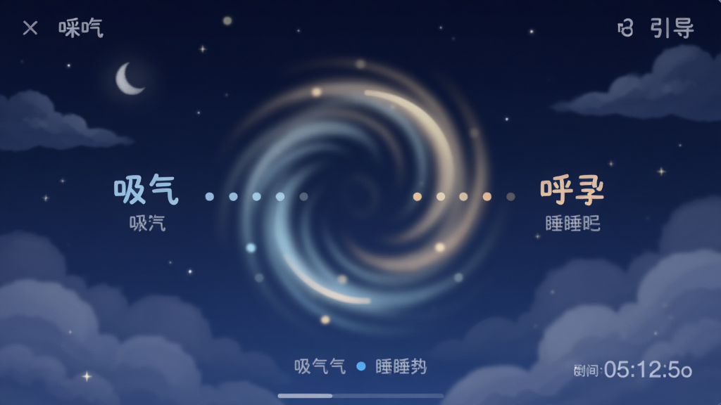 ��˯˯�����������������棬����������һ����̬��ɢ��Բ�ι��ζ�������Χ��ʾ�����������������ʾ������Ϊ����ɫҹ���뻺��Ʈ�����Ʋ㣬������������ϸ�ڰ�����������ָʾ����ʣ��ʱ�䵹��ʱ������ϸ�壬�޶���װ��