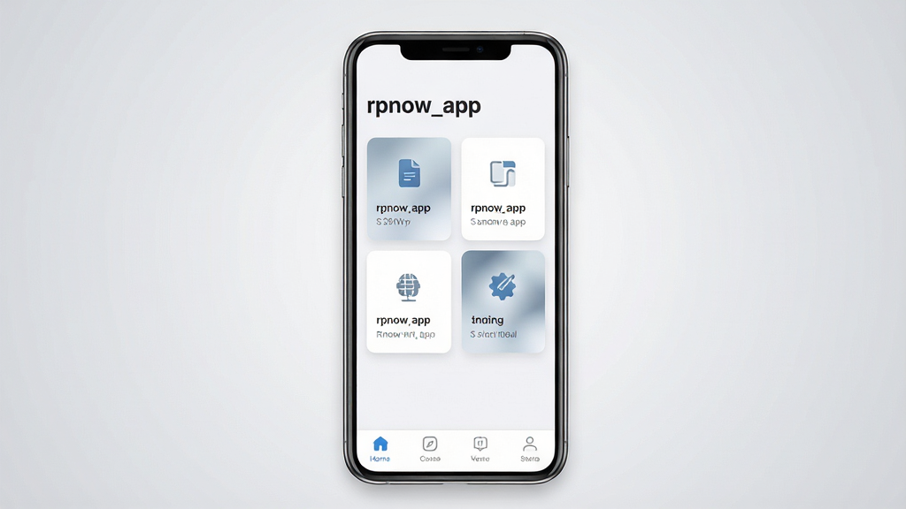 һ��չʾ rpnow_app Ӧ����������ֻ���Ļ��д�������������ֻ�������������Ļ�ڳ��ּ����ˬ��Ӧ����ҳ���֣�����Ϊ��������