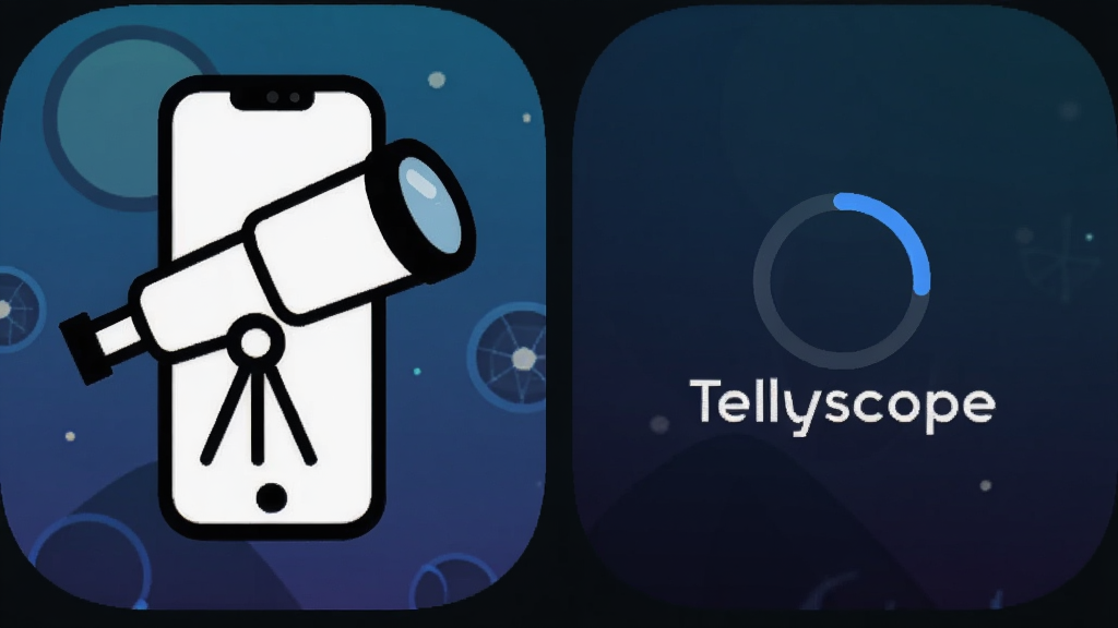 Tellyscope Ӧ��ͼ�����������棬ͼ��Ϊ��Զ�����ֻ���ϵļ��ͼ�Σ���������������ʾ���ؽ������������ƣ�����Ϊ��ɫ���䣬���Ϊ�ִ�Ӧ���Ӿ������ʸɾ�������Ԫ��