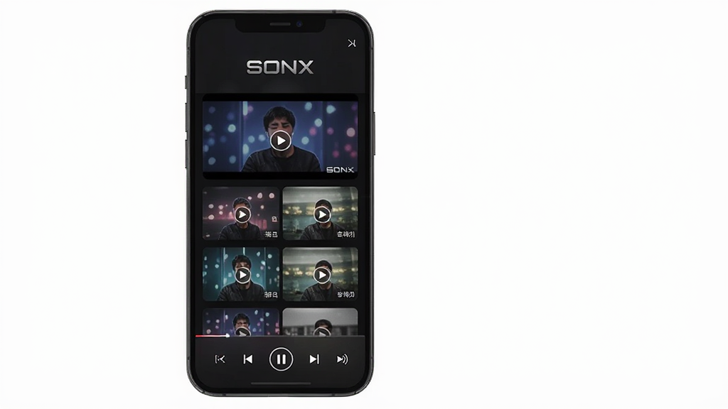 һ��չʾSONGX������������ֻ�����ͼ��������������ɫ�����Ĳ��������棬�����С�SONGX���������в�Ϊ��Ƶ����ͼ���񣬵ײ�Ϊ���ſ����������岼�ּ�࣬����ִ��Ƽ��У�ϸ�����������ʸɾ����޶���Ԫ��