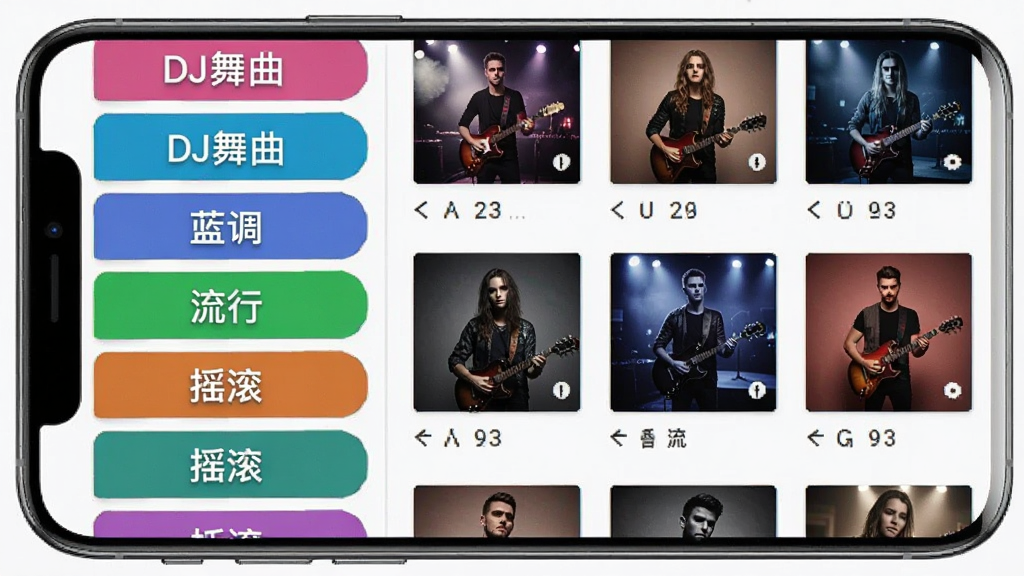 ��Ѱ���������Ӧ�����������ҳ�棬���������ʾDJ���������������С�ҡ���Ȳ�ɫ�����ǩ���Ҳ�Ϊ�����б�����ͼ����������ˬ�������ֻ�ģ��չʾ�����������ɾ�