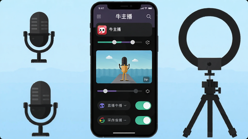 ��������չʾһ�������ֻ����ֻ���Ļ�ϳ��֡�ţ������Ӧ�õ������棬�������ֱ���������ڻ��顢����Ԥ�������빦�ܿ��ذ�ť���ֻ���Χ������˷硢���β������ֱ��֧�ܵ��豸ͼ�꣬������ñ�ƽ���Ƽ���񣬱���Ϊǳ�����䣬���ּ��Գƣ�ϸ�����������ʸɾ��������޶���װ��Ԫ��