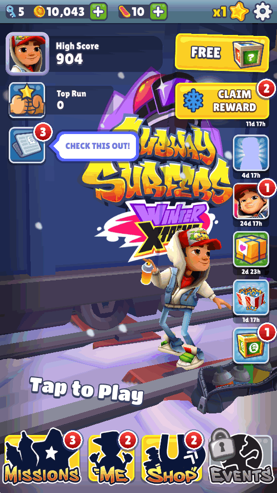 �����ܿᾭ��֮�ǹ��ʷ�(Subway Surf Classic)��ͼ0