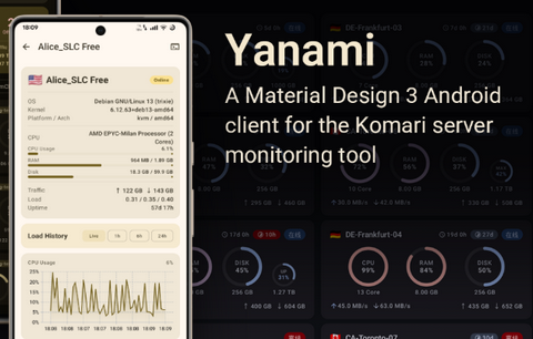 Komari服务器监控(Yanami) Komari服务器监控(Yanami)