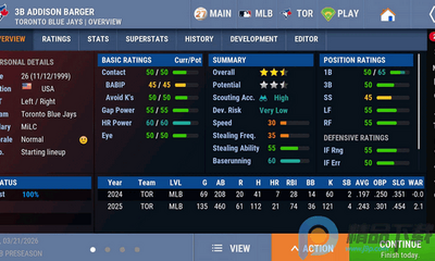 Out of the Park Baseball 27外场棒球27(steam移植)截图1