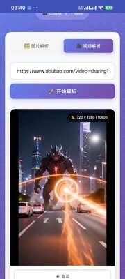 豆包无水印解析工具截图2