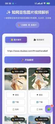 豆包无水印解析工具截图0