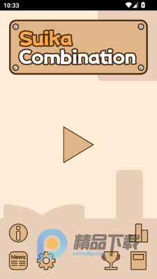 东方合合合成小游戏(SuikaCombination)截图0