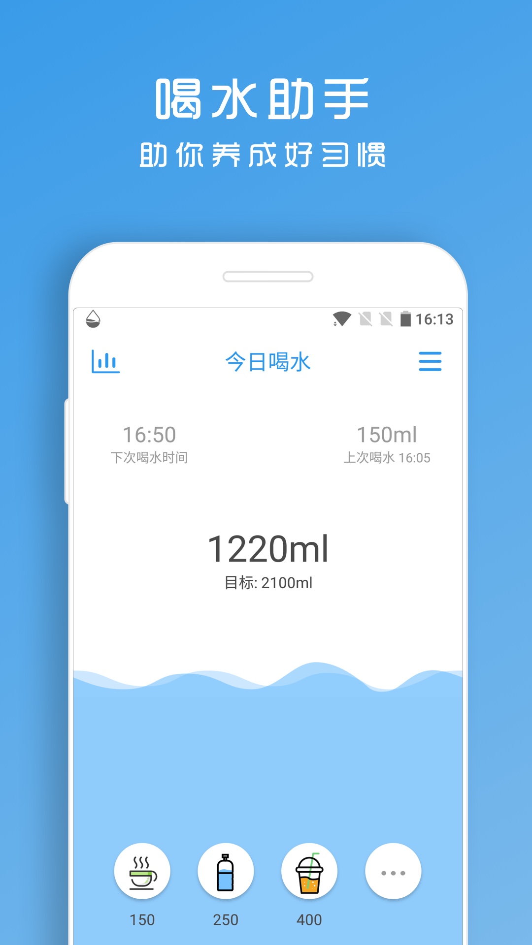 喝水助手每天喝八杯水截图0