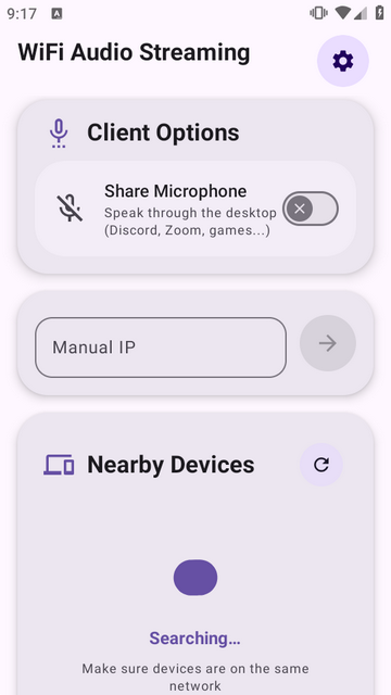 wifi音频传输工具(WiFi Audio Streaming) wifi音频传输工具(WiFi Audio Streaming)