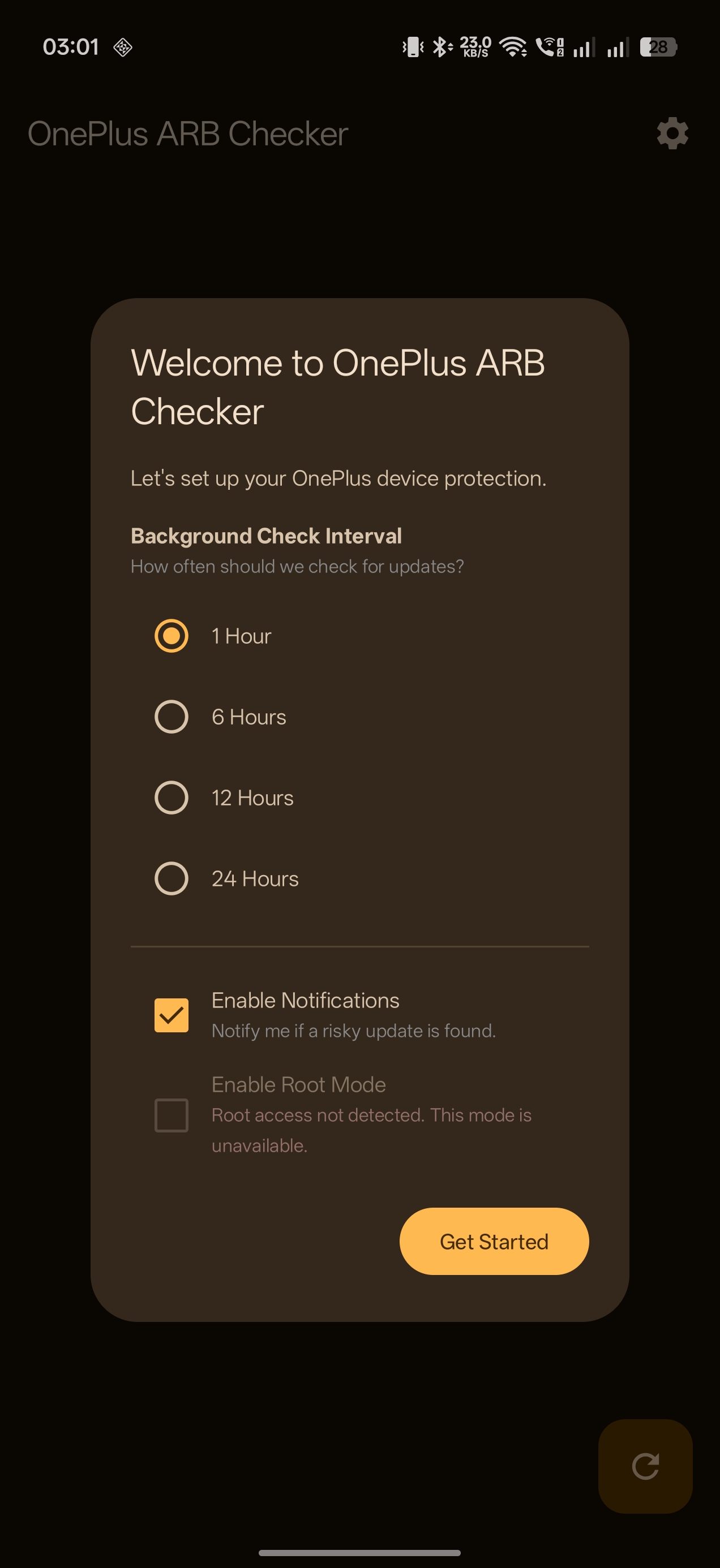 һ�ӷ��ع������(OnePlus ARB Checker)��ͼ
