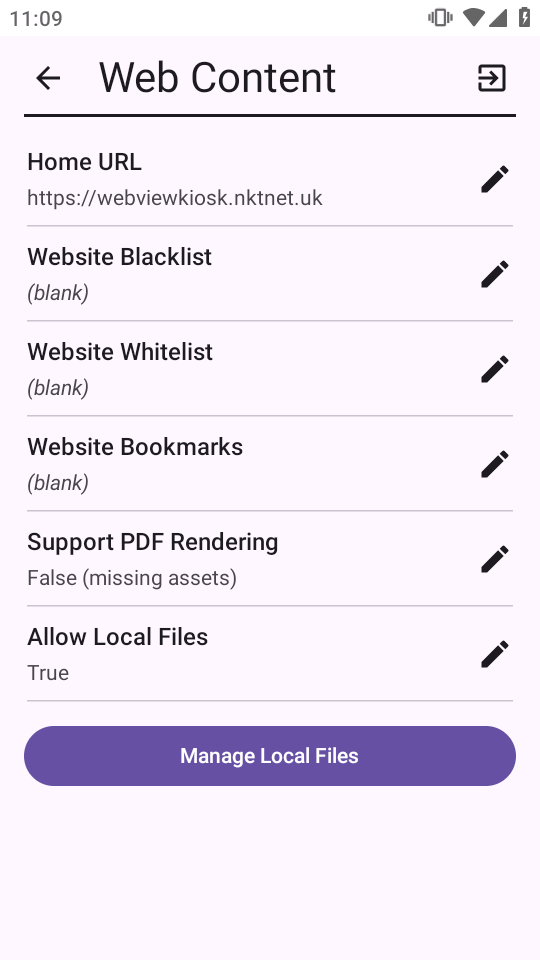 Webview Kiosk安全终端截图
