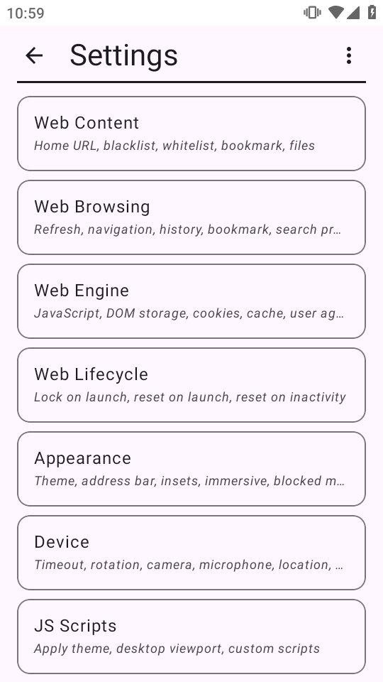 Webview Kiosk安全终端截图
