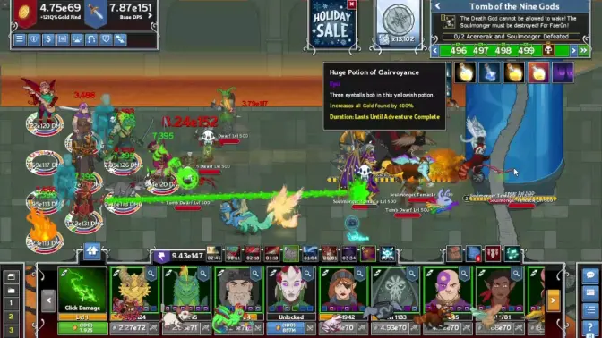 遗忘国度之闲置冠军手机版移植版(Idle Champions)截图
