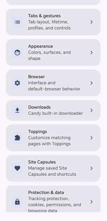 Candy Browser带手势隐私浏览器 Candy Browser带手势隐私浏览器