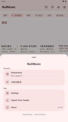 NullMusic音乐截图3