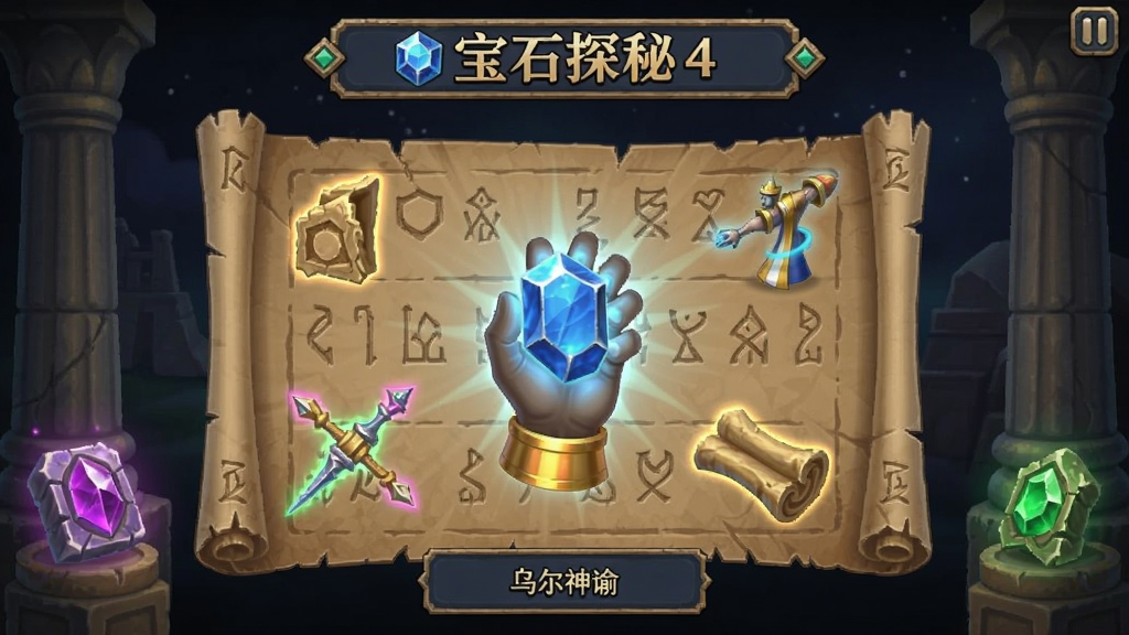 宝石探秘4乌尔神谕 主界面截图