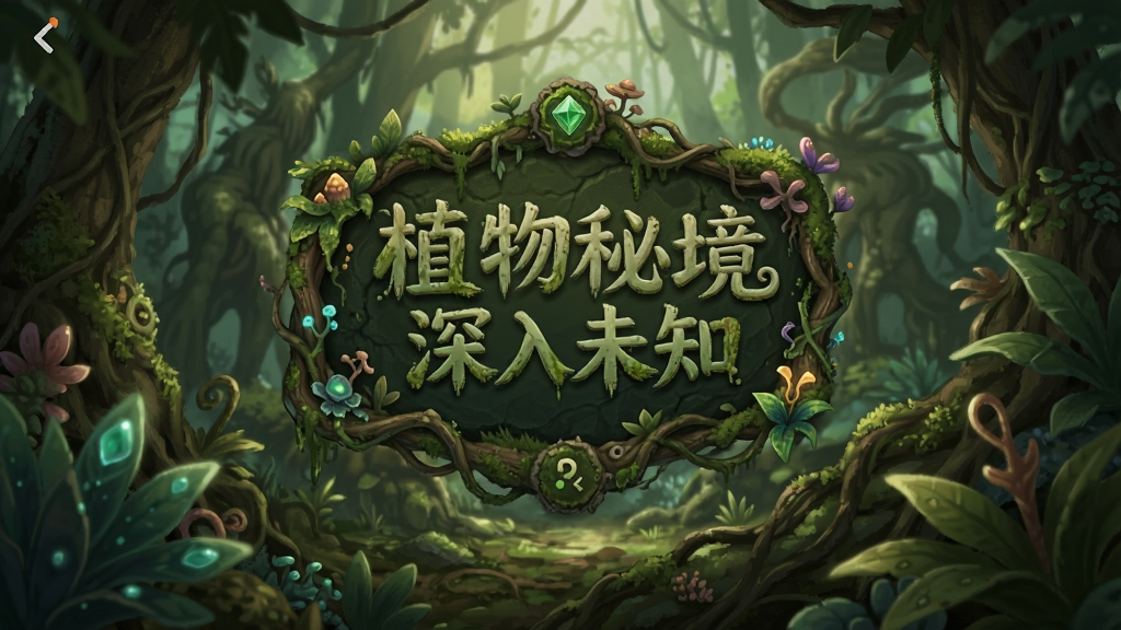 植物秘境:深入未知 主界面截图