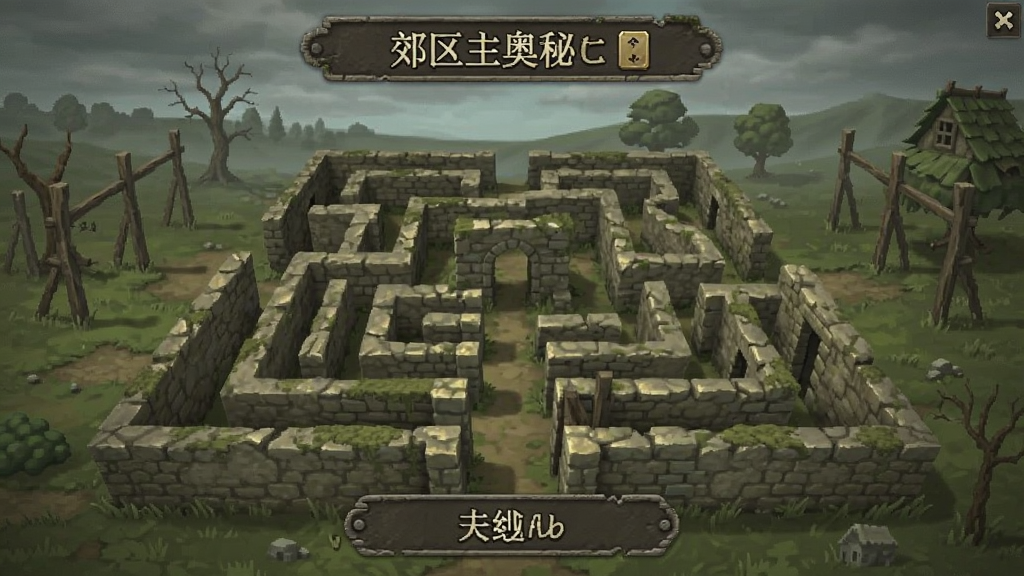 郊区的奥秘:过去的迷宫 主界面截图