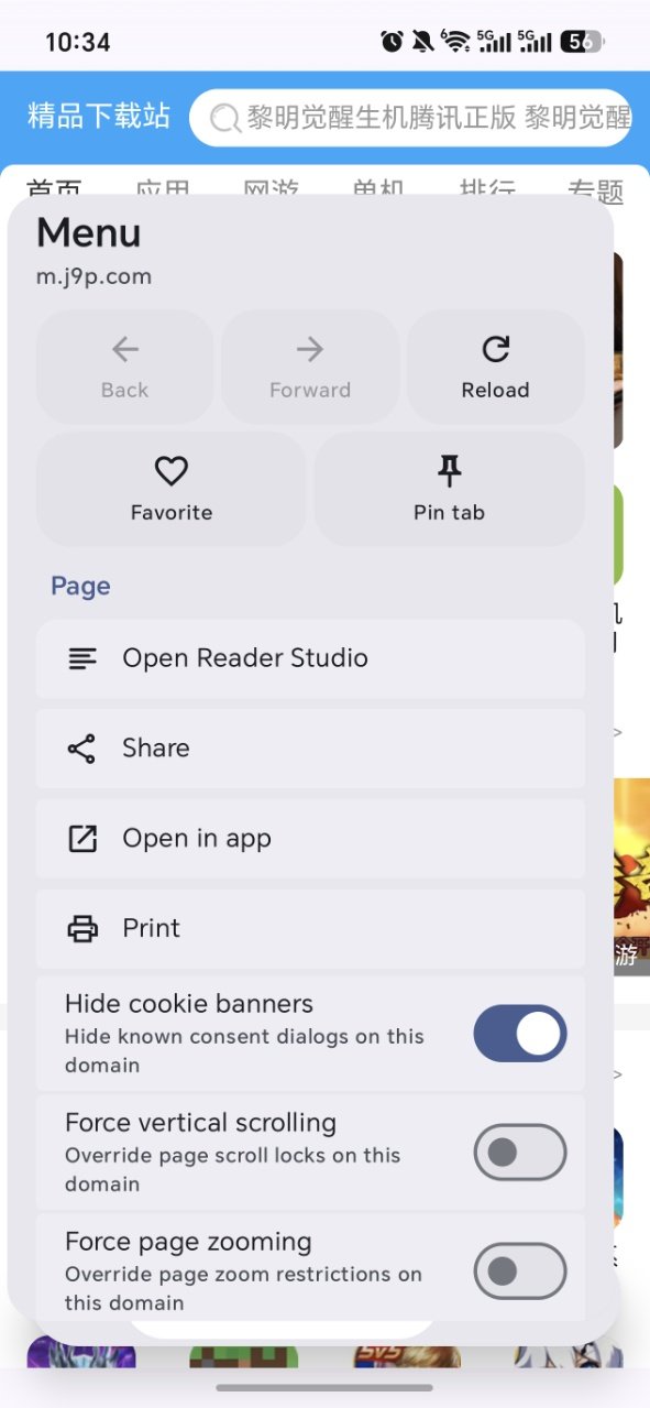 Candy Browser带手势隐私浏览器截图