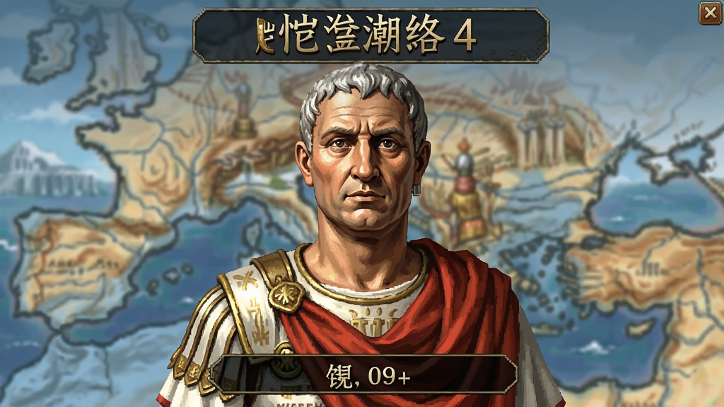 恺撒大帝4中文版 主界面截图