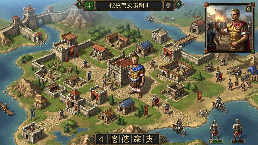 恺撒大帝4中文版 城市建设与军事征战画面