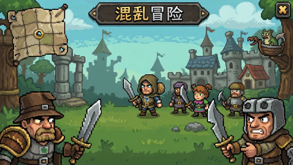 混乱冒险 主界面截图