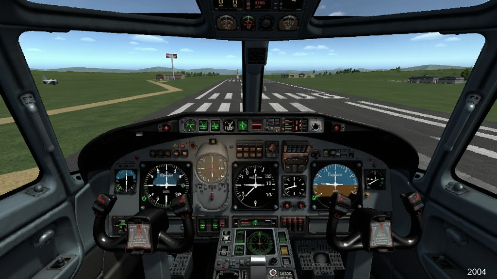ģ�����2004 �������ͼ ��ʾ�ɻ���ʻ���Ǳ����ܵ�