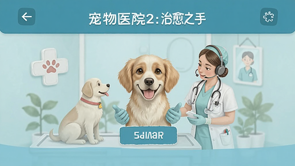 宠物医院2:治愈之手 主界面截图