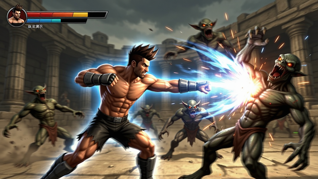 ˹�ʹ�֮ȭ(Spartan Fist)�淨��ʾͼ������ʹ�ü��ܻ��ܶ������������������Ч