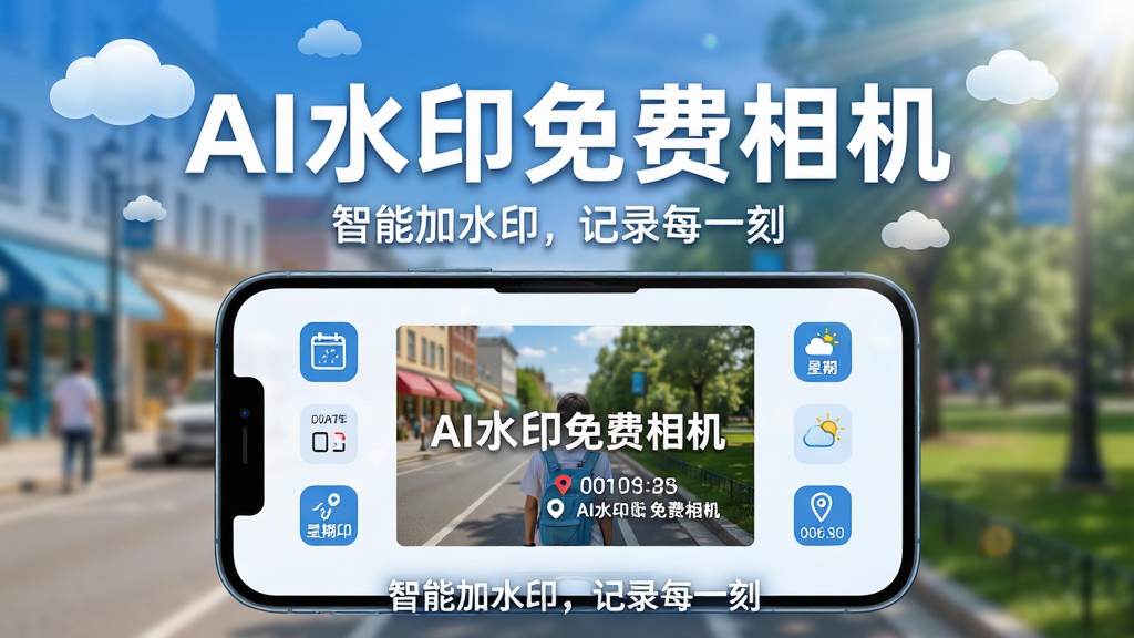 ���壺һ�������ֻ���ĻչʾAIˮӡ�������������棬����������һ�Ŵ���������AIˮӡ��������������ʱ��ص�ˮӡ��ʵ����Ƭ����Χ���������ڡ����ڡ���������γ�ȵ�Сͼ�ꡣ���֣��ֻ�λ�ڻ�������ƫ�£�����Ϊģ���Ļ���ʵ������ֵ���԰�����Ϸ����������׺�ƶ��������Ч���Ű棺�����⡰AIˮӡ�����������ô�Ű�ɫ�����������ֻ���Ļ�Ϸ��������⡰���ܼ�ˮӡ����¼ÿһ�̡�λ�ڵײ�����񣺿Ƽ����������ϣ�ɫ������ͨ͸��������ɫ����ϸ�ڣ�ˮӡ������������������ͼ�꾫�£����������Ȼ�����ʣ�8K��������Ⱦ���ɾ��޶���Ԫ��
