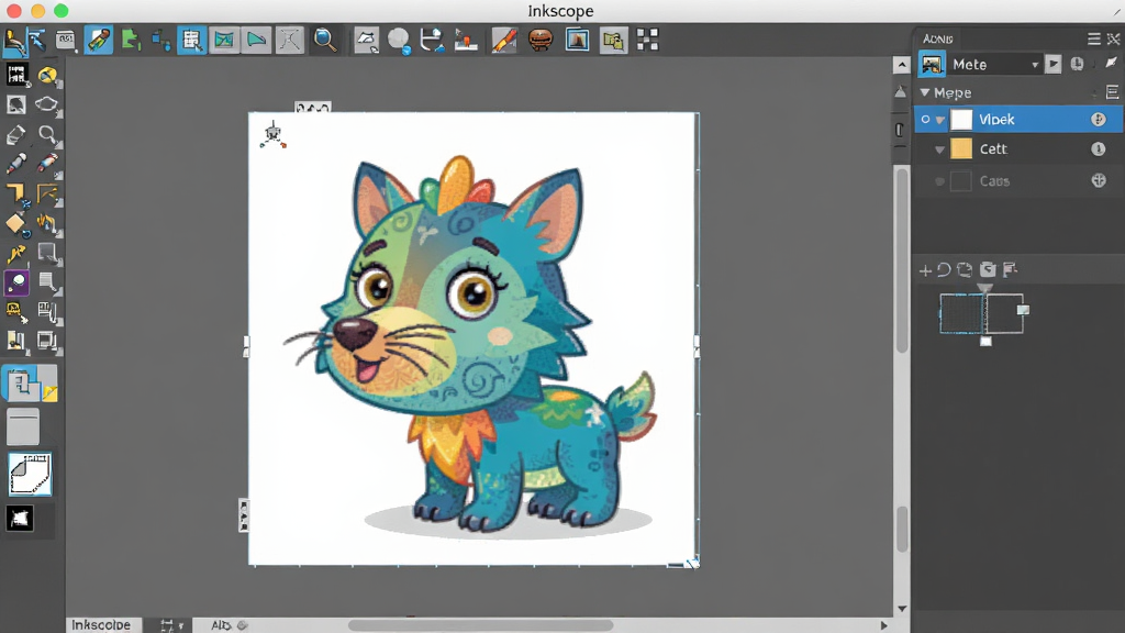 һ��չʾ Inkscape ����������������ĸ����ͼ�����Ϊ���������Ҳ�Ϊͼ���������壬���뻭������һ��ɫ�ʷḻ��ʸ����ͨ�����������岼�����������רҵ���ɾ��޶���Ԫ�ء�
