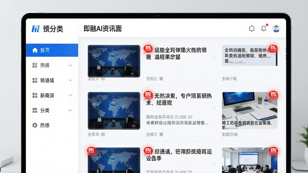 ����AI��Ѷ���棬��Ļ�Ϸ���ʾ�����б������к�ɫ�ȵ��ǩ����������з��ർ������������ð�ɫ����������ɫ��׺������Լ����������������ͨ͸������רҵ