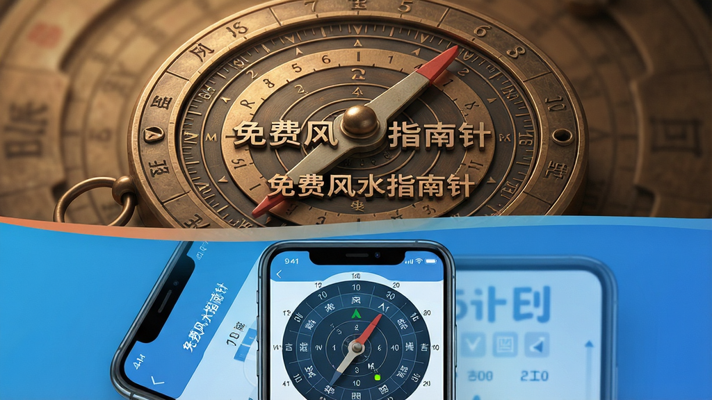 ���壺һ�š���ѷ�ˮָ���롱APP���ܽ����ƴ�ӳ�ͼ���ϰ벿��Ϊ��ͳ��ˮ���̵�������д���°벿��Ϊ�ֻ�APP�ĵ������̲������档���֣����·ָͼ��������APP�����ռһ�룬�м��������Ľ����������ӡ��Ű棺��ֱ���֣��Ϸ�����Ϊůɫ��ͭɫ�����·�APP����Ϊ�ִ���ɫ�Ƽ��������γ��¾ɶԱȡ����дʵ���ƽ����ϣ�ͻ�������봴�¡�ϸ�ڣ���������������ע����ѷ�ˮָ���롱������APP������ʾ��������ʮ��ɽ�����ױ�ǵ����ݡ����ʣ�ϸ�壬�ɾ����޶���Ԫ�ء�