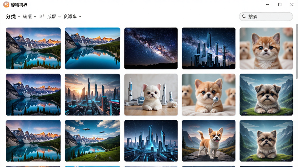 �����ӽ���������Դ����棬��Ļչʾһ������״��ֽ���ȣ�����ɽ���������ǿ����ӡ�δ�����С��ɰ�����ȶ��Ų�ͬ���ĸ����ֽ��ÿ�ű�ֽ�����ֳ�ϸ��������ͷḻ��ɫ�ʣ����涥���С����ࡱ�͡������������������룬���ʳ��ߣ������������ɾ��޶���Ԫ��