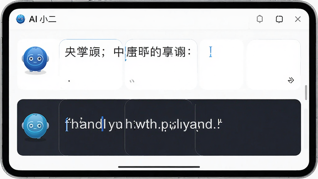��������Ϊ��AIС����Ӧ�÷�����棬�Ϸ��������ģ��·���ʾӢ�ķ��룬����Ϊ��ɫ�����������������е���ͼ�꣬�������ϸ�ڵ�λ�����廭�ʣ��޶���Ԫ��