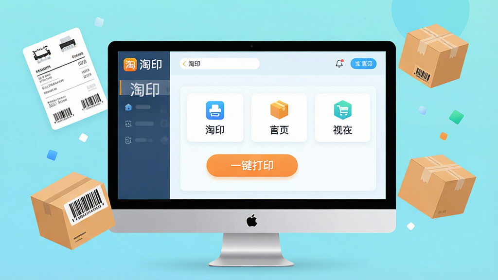 ���壺��ӡ����������չʾ�ڵ��Ի��ֻ���Ļ�ϣ�����������ʾ����ӡ��logo�͡�һ����ӡ����ť�����֣����й�ͼ������������Ϊ�Ӿ����ģ���Χ��Ʈ�����������Ϳ����Ԫ�ء��Ű棺����UI��Ƽ���ִ�������ͼ���������򡣷�񣺱�ƽ����Ʒ��ɫ���������£����пƼ��С�ϸ�ڣ���Ļ��ӳ������ӡ����������ݵ��������������ɼ������ʣ���������Ⱦ���ɾ��޶���Ԫ�ء�