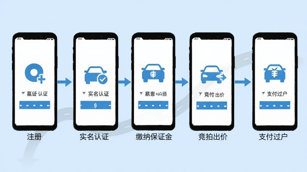 Ӯ��APP��������ͼ�����ֻ���Ļ�ϵĲ��������Լ��ı�ƽ��ͼ����ʽ���֣�����ע�ᡢʵ����֤�����ɱ�֤�𡢾��ĳ��ۡ�֧����������ؼ����ڣ�ÿ��ͼ���·������ֱ�ע������Ϊ�����������У�����Ϊǳ��ɫ��ͼ��Ϊ��ɫ����ɫ��䣬�������ֱ���׶��������������޶���Ԫ��