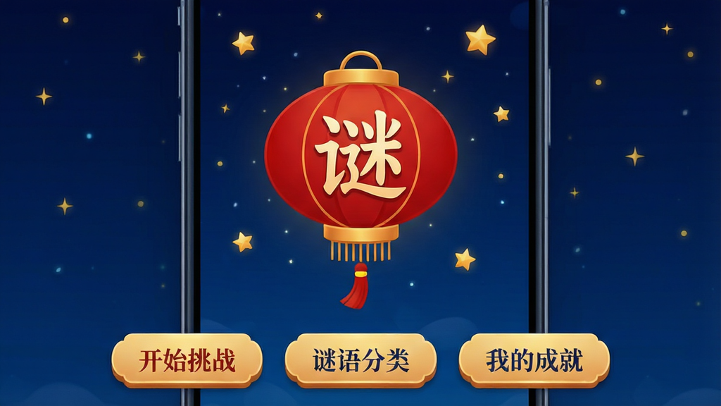 ͼƬչʾ����²²�Ӧ�������棬�ֻ���Ļ������ʾһ����ɫ�ĵ���ͼ�꣬������д�š��ա��֣�����������ɫҹ�����ɫ���ǵ�׺������ײ��С���ʼ��ս������������ࡱ�����ҵĳɾ͡�������ť��������ϲ���ִ������ظУ����ʸ��壬�ɾ����޶���Ԫ��