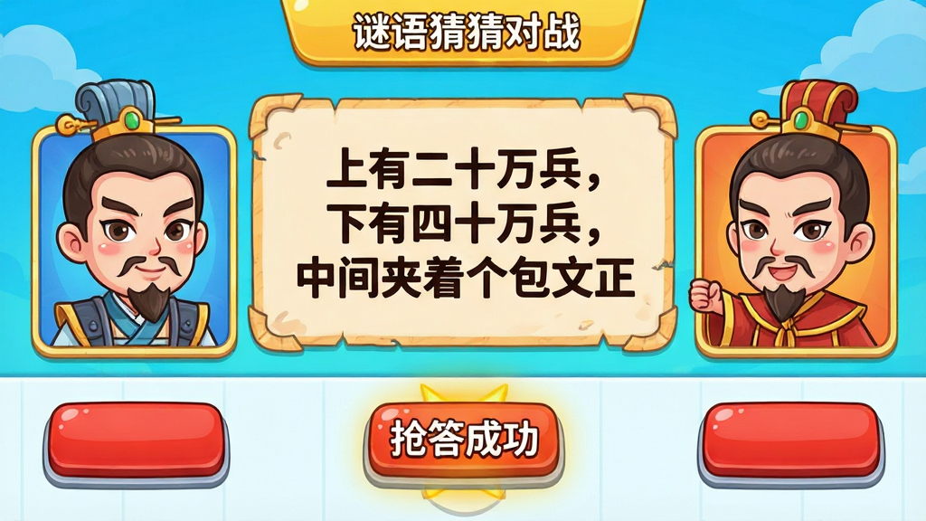����²²º��Ѷ�ս���棬������ͨ������������Ļ���࣬�м���ĿΪ�����ж�ʮ�����������ʮ������м���Ÿ�����������˫��ͷ���·�����һ����ɫ����ť������һ���Ѱ��²���ʾ������ɹ�������������ɫ�������������ã����ʸɾ����޶���Ԫ��