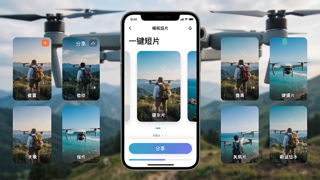 ���壺�ֻ���ĻչʾHover App�еġ�һ����Ƭ��ģ��ѡ����棬���������˻����������Ƭ�Ρ����֣��ֻ�������У���������ֲ��������ģ������ͼ���Ű棺����UI������ģ�����������ı�ע����񣺱�ƽ��UI��ƣ�ɫ�ʻ��á�ϸ�ڣ��С���������ť�ͽ����������ʣ����壬�޶���Ԫ�ء�