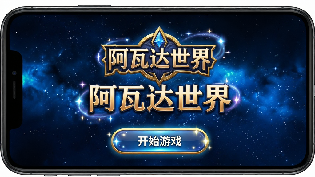 ���壺�ֻ���Ļ�ϵ���Ϸ��¼���棬�����С����ߴ����硱�����֣��·��ǡ���ʼ��Ϸ����ť�����֣�����������ɫ�ǿ�Ϊ����������ƫ��Ϊ��ϷLOGO���·�Ϊ��ť�����Ű棺������ˣ���ť��Ŀ�����ħ����÷�񣬴��������ǹ���Ч��ϸ�ڣ�LOGO������Χ�н�ɫ��ߣ���ť��΢����˸�����ʣ����壬�ɾ����޶���Ԫ�ء�