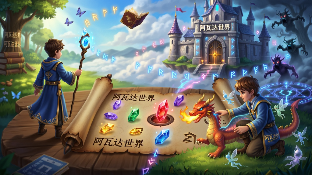 ���壺һ��Ư�����ƺ��е�����ħ���Ǳ����Ǳ���Χ�����ŷ���ķ��ĺ���˸���ǹ⣬�Ǳ�����ǰվ��һλ������ɫħ���۵����ᷨʦ���ֳ�ľ�ʷ��ȡ����֣���ʦλ�ڻ����������֮һ�����泯�Ҳ�ĳǱ����ţ��Ǳ�ռ�ݻ����Ҳ�ͱ�������������Ʋ�ͷ��е�ħ���顣�Ű棺��ʦ����ͻ�����Ǳ���Ϊ�������壬�Ӿ������ߴӷ�ʦ�������Ǳ����š�������ֻ滭���ɫ�ʱ��������������λõĻԹ�Ч�������Ƹ߶���Ϸԭ����ϸ�ڣ���ʦ�����о��µĽ�ɫ��·�����ȶ�����Ƕ��ɫ��ʯ���Ǳ�ǽ���Ͽ��С����ߴ����硱����������Ϊ���ŵĸ����壬����Ч�����������ʣ�4K�����壬ϸ�ڷḻ���ɾ����޶���Ԫ�ء�</p>
<h3>������ɫ</h3>
<h4>ħ������������ϣ�</h4>
<p>��Ϸ�����˴�ͳ�ļ�����ģʽ����������������ƴ��ϵͳ����ҿ����ռ�ɢ����������صĹŴ����ģ���������������ϣ��������һ�޶���ר���������������ս���Ĺ����������������ڽ��յĸ���ħ��������ȫ�������������������һ��Ƽ���������˲���������ظ������ԣ���ÿһ��̽�������ܵ���ȫ�µ�ħ���漣��</p>
[[IMG:���壺һ�Ź��ӵ���Ƥֽ����ƽ����ľ���ϣ������ϻ����Ÿ��ַ����ħ�����ģ��Ա�ɢ���ż��Ų�ͬ��ɫ��ħ��ˮ����һֻ������һ�ź�ɫˮ�������ھ�������İ��۴������֣�����ռ�ݻ������ģ��ִӻ������½������ˮ����ɫ���죬�ڷŴ������¡��Ű棺����Ϊ���Խ��㣬���ĺ��ֲ����������ɼ����������黯��ͼ�����ܡ����дʵ����ý�ϣ���Ӱ��ͣ�ͻ�����ظС�ϸ�ڣ������Ե���ս��ۼ����������������ҷ��⣬ˮ���ڲ��������Ĺ�㣬���Ὺͷд�С����ߴ����硱���������ʣ��߷ֱ��ʣ�ϸ�ڱ��֣��ɾ����޶���Ԫ�ء�</p>
<h4>��̬�����¼���</h4>
<p>���ߴ����粢��һ�ɲ��䣬��Ϸ�����˶�̬����ϵͳ�������¼�ѭ������������ﵽ�������꣬���������峿�������Ѫ��֮ҹ�������仯����Ӱ���Ӿ����飬����ı䲿�ֹ������Ϊģʽ�����عؿ��Ŀ��������������Ҫʱ�̹�ע����״̬�����������ԣ�����Ӧ�Բ���������ս��</p>
[[IMG:���壺һƬ������ħ��ɭ�֣�������������ĵ����죬���������к������裻�ұ��������ܲ���ҹ������ľ���Ť�������������Ĺ������������֣�������м�һ��Ϊ�����Ա����������ůɫ�����ұ���ɫ�����м���һ�����Եķֽ��ߡ��Ű棺��������״̬��ռһ�뻭�棬�γ�ǿ���Ӿ������������ֻ滭������λã�ɫ�ʹ�����Ȼ��ϸ�ڣ������ľ���С����ߴ����硱��Ϳѻ�������Ҳ�����۾����⣬������ħ������˸�����ʣ����廭�ʣ�ϸ����棬�ɾ����޶���Ԫ�ء�</p>
<h4>����ѱ������ϵͳ��</h4>
<p>��ð��;�У���ҽ������������ֶ�����ɫ��ħ�����ͨ��ιʳ������������ض����񣬿���Ӯ�����ǵ����Σ�������Ϊ������ս�Ļ�顣ÿ�����ﶼӵ�ж��صļ������ͽ�����̬�������Ķ����������ս���°빦����Ҳ������̽���ó̲��ٹµ���</p>
[[IMG:���壺һ�������ħ��ʦ���ڲݵ��ϣ�����ιʳһֻС�����������������ð��С���磬��Χ�����ż�ֻ����ľ��顣���֣�ħ��ʦλ�ڻ����Ҳ࣬������ƣ���������ǰ��������ɢ������Χ���Ű棺��������ͻ������У������黯��ͻ����ܰ�����С���񣺿�ͨ��Ⱦ���ɫ������������ϵ��ϸ�ڣ�ħ��ʦ�·���ӡ�С����ߴ����硱������������Ƭ����������������͸��������͹��Ρ����ʣ�4K���壬��͹��գ��ɾ����޶���Ԫ�ء�</p>
<h3>��������ָ��</h3>
<table border=