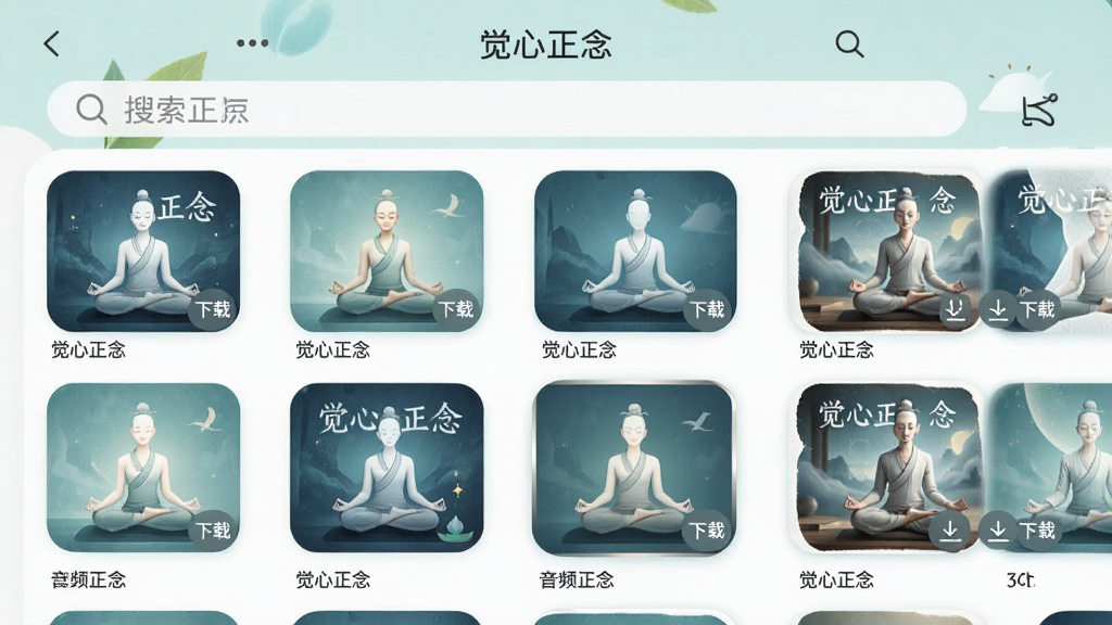 ���壺���������App��ڤ����Ƶ����棬���б���ʽչʾ������Ƶר�������֣��ֻ������ͼչʾ���Ϸ�Ϊ���������·�Ϊ����ר����������ͼ���Ű棺�������룬����Բ����ơ����UI��Ʒ�񣬼��������ɫ�����¡�ϸ�ڣ����涥����ʾ���������������ר�������С����ء�Сͼ�ꡣ���ʣ����壬����ϸ���������ɾ��޶���Ԫ�ء�