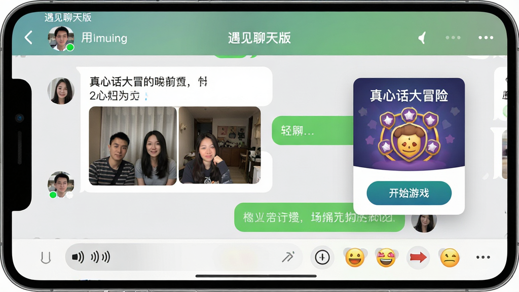 ���壺���������������棬��Ļ����ʾ�Ի������뻥��С��Ϸ��Ƭ�����֣��Ի�����ռ�ݻ������壬�·����������������ţ��Ҳ������š����Ļ���ð�ա���Ϸ��Ƭ���Ű棺�Ի��������ҷֲ�����Ϸ��Ƭ�����ڽ�������ƫ�ҡ����дʵ�������UI������ϸ�ڣ�������ʾ����������桱��Է��ǳƣ��������ݰ���������ͼƬ����Ϸ��Ƭ�С���ʼ��Ϸ����ť�����ʣ����壬�ɾ����޶���Ԫ�ء�