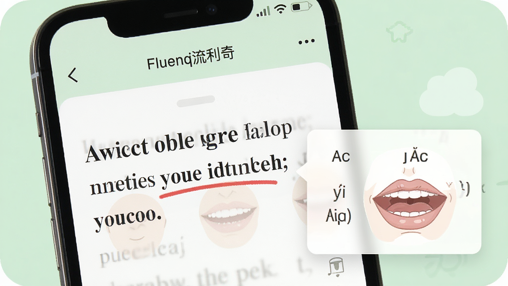 һ��չʾFluenqi�����淢���������ܵĽ�����д���ֻ���Ļ����ʾһ��Ӣ�ľ��ӣ�����ĳ�����ʱ���ɫ�»��߱�����Աߵ���һ��С����չʾ��ȷ����������Ϳ���ʾ��ͼ�����汳��Ϊ����ɫ���Ӿ�����Լ������ͻ����ѧ���ܣ����ʸɾ����޶���Ԫ�أ����ֱ�ע������������